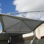 Cantilever car port