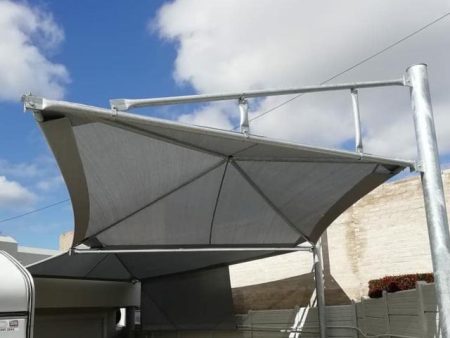 Cantilever car port
